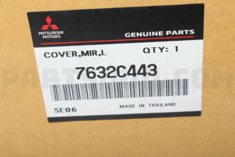 7632C443 COVER,DOOR MIRROR,OT