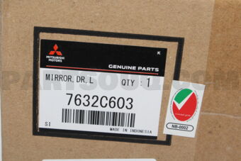 7632C603 MIRROR ASSY,DOOR,LH