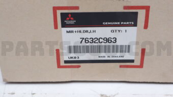 7632C963 Mitsubishi MIRROR &amp; HOLDER,DOOR