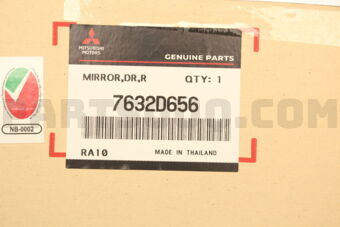 7632D656 MIRROR ASSYDOORRH
