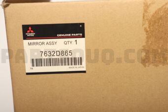 7632D865 MIRROR ASSY,DOOR,LH