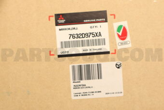 7632D975XA Mitsubishi MIRROR ASSY,DOOR,LH