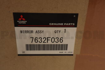 7632F036 Mitsubishi MIRROR ASSY,DOOR,RH