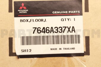 7646A337XA BOX,CARGO FLOOR,LH