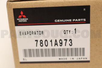 7801A973 EVAPORATOR,A/C