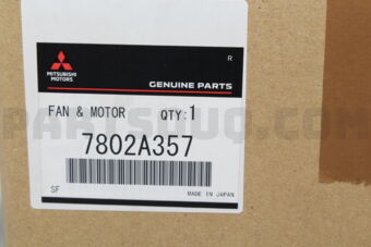 7802A357 FAN &amp; MOTOR KIT,HEAT