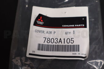 7803A105 COVER,HEATER SIDE