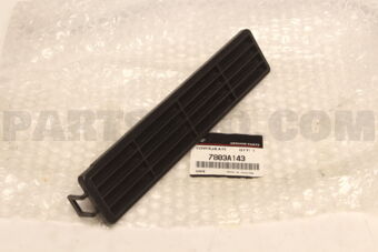 7803A143 COVER,HEATER AIR INLET