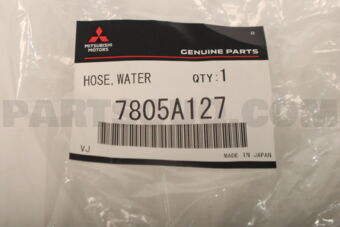 7805A127 HOSE,HEATER PIPING