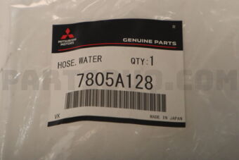 7805A128 HOSE,HEATER PIPING