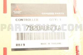 7820A867XA CONTROLLER ASSY,HEAT