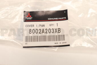 8002A203XB COVER,INST PANEL SIDE,LH