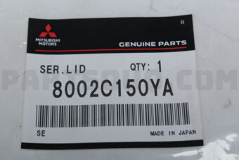 8002C150YA LID,INST PANEL FUSE