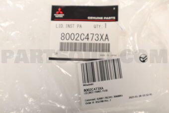 8002C473XA Mitsubishi LID,INST PANEL FUSE