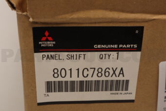 8011C786XA PANEL,GEARSHIFT LEVER