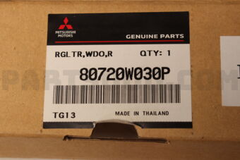80720W030P REGULATOR,FR DOOR WDO,RH