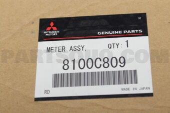 8100C809 METER ASSY,COMBINATION