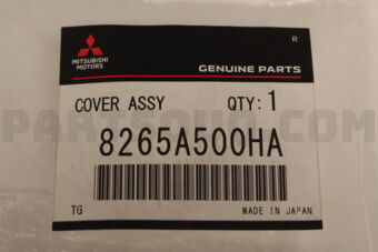 8265A500HA COVER,HEADLAMPWASHERHOLE