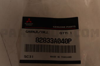 82833A040P GARNISH,RR DOOR,LH