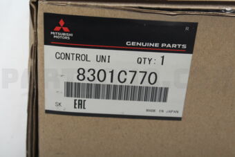 8301C770 CONTROL UNIT,HEADLAM