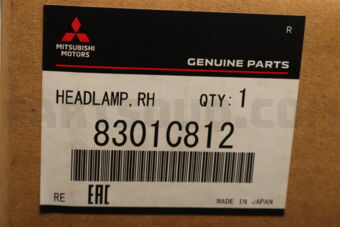 8301C812 HEADLAMP ASSY,RH