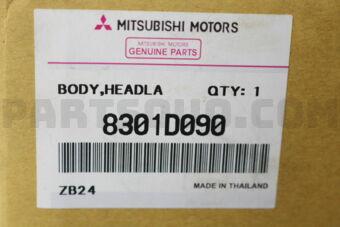 8301D090 BODY,HEADLAMP,RH