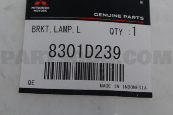 8301D239 BRACKET,HEADLAMP,LH