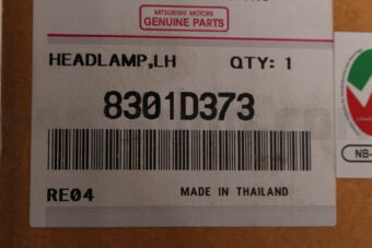 8301D373 HEADLAMP ASSY LH