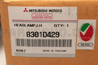 8301D429 HEADLAMP ASSY,LH