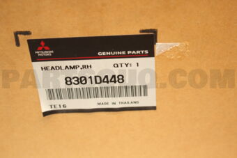 8301D448 HEADLAMP ASSY,RH