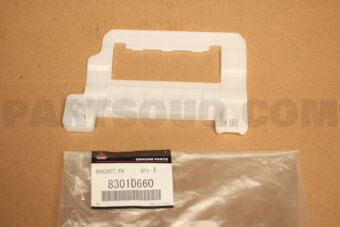 8301D660 Mitsubishi BRACKET,FR BUMPER SIDE,RH