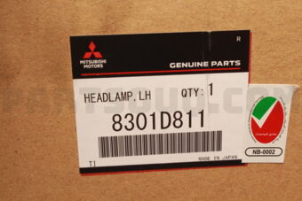 8301D811 HEADLAMP ASSY,LH