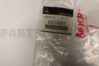 8321A687 GARNISH,FR BUMPER,LH