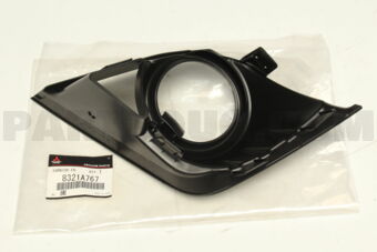 8321A767 GARNISH,FR BUMPER,LH