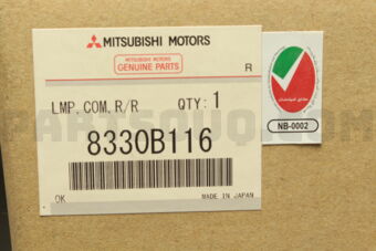 8330B116 LAMP ASSY,COMB,RR RH