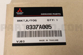 8337A005 Mitsubishi BRACKET,RR FOG LAMP