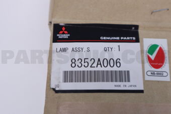 8352A006 Mitsubishi LAMP AS,SIDE MARKER,RR RH