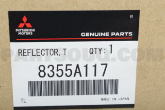 8355A117 REFLECTOR,TAIL LAMP,LH