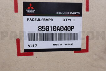 85010A040P FACE,RR BUMPER