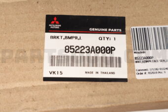 85223A000P BRKT,R/BMPR FACE SIDE,LH