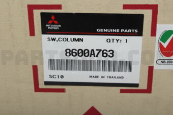 8600A763 SWITCH,STEERING COLU