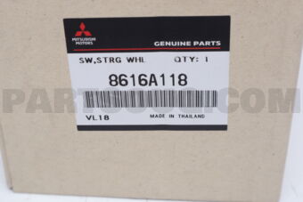 8616A118 Mitsubishi SWITCH,STRG WHEEL RMT CONT