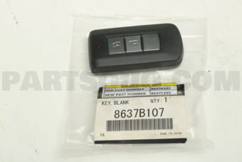 8637B107 KEY,KEYLESS OPERATIO