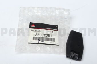 8637C251 KEY,KEYLESS OPERATION BLAN