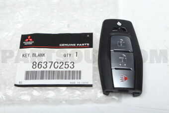 8637C253 KEY,KEYLESS OPERATION BLAN