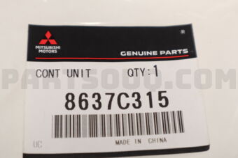 8637C315 CONTROL UNIT,TIME &amp;