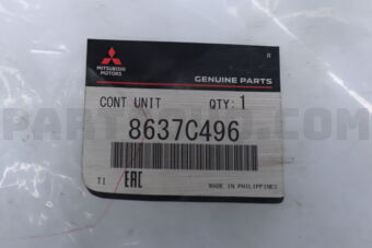 8637C496 CONTROL UNIT,TIME &amp; ALARM