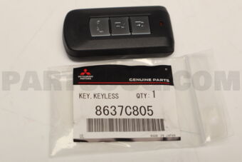 8637C805 Mitsubishi KEY,KEYLESS OPERATION BLAN