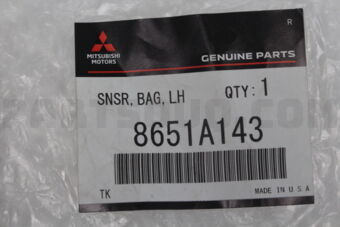 8651A143 SENSOR,AIR BAG,RH