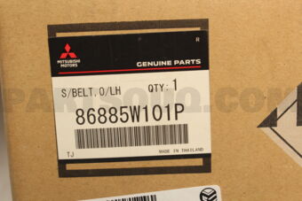 86885W101P S/BELT,FR PRE-TENSIO,OTR L
